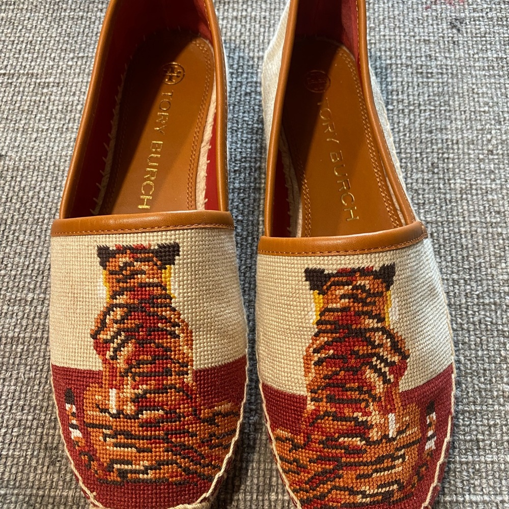 Tory Burch Espadrilles size 9 worn once around house